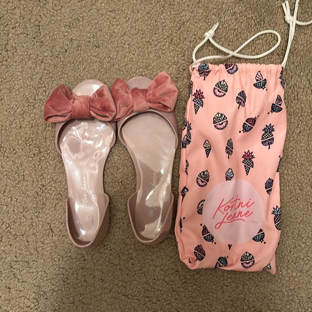 Kortni Jeane Pink Jelly Shoes
